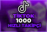 [1 YIL GARANTİ] 1000 TAKİPÇİ TİKTOK HIZLI