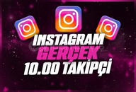 [1 YIL GARANTİ] 10000 GERÇEK TAKİPÇİ