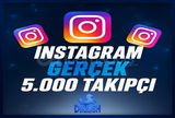 [1 YIL GARANTİ] 5000 GERÇEK TAKİPÇİ