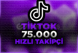 [1 YIL GARANTİ] 75000 TAKİPÇİ TİKTOK HIZLI