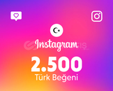1 Yıl Garanti ✨ Instagram 2500 Türk Beğeni