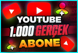 ⭐[1 YIL GARANTİ] Youtube 1.000 Organik Abone⭐