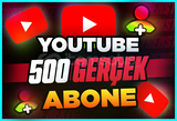 ⭐[1 YIL GARANTİ] Youtube 500 Organik Abone⭐