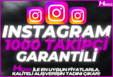 ✅1 Yıl Garantili⭐️1.000 Takipçi⭐️