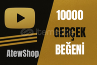 [1 YIL GARANTİLİ] YOUTUBE 10000 BEĞENİ