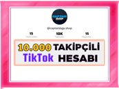 ⚡[TR] 10K Takipçili TikTok Hesapları