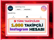 [+1 Yıllık] 1K Türk Takipçili Eski Hesaplar