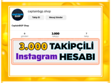 [+1 Yıllık] 3K Takipçili Eski Tarihli Hesaplar