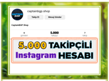 [+1 Yıllık] 5K Takipçili Eski Tarihli Hesaplar