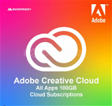1 Year Creative Cloud All Apps 100 GB