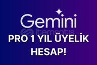 1 YILLIK GOOGLE GEMINI PRO ABONELİĞİ