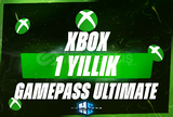 ⭐1 YILLIK Xbox Gamepass Ultimate | Garantili!✅