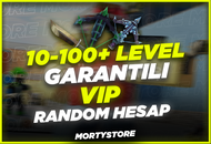 ⭐️ [ 10-100+ ] Level Garantili Vip Hesap ⭐️