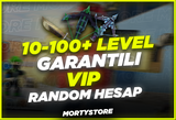 ⭐️ [ 10-100+ ] Level Garantili Vip Hesap ⭐️