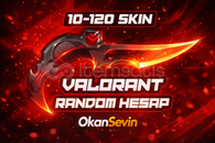 10-120 SKİN GARANTİLİ VALORANT HESAP