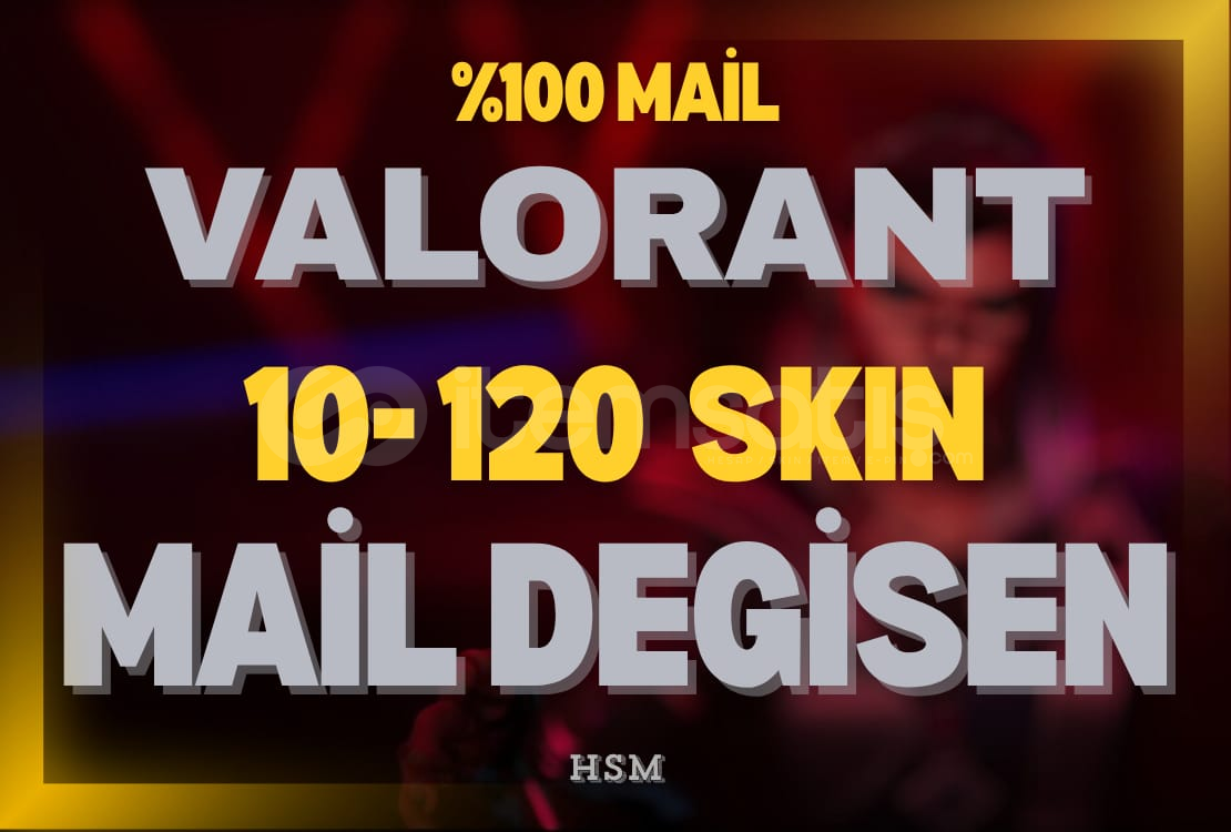 ⭐10-120 skin - MAİL DEĞİSEN - VALORANT RANDOM ⭐10-120 skin - MAİL DEĞİSEN - VALORANT RANDOM