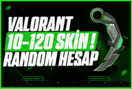 ⭐10-120 SKİNLİ RANDOM HESAP VALORANT⭐
