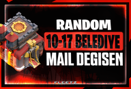⭐[10-17 Seviye Belediye] Garanti Mail Değişen⭐