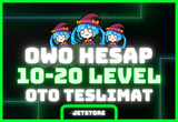 [TOKEN] 2 Tane 10-20 Level Arası Owo Hesapları