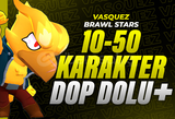 ⭐ 10-50 Karakter Garantili Brawl Stars Random