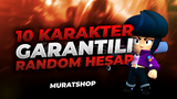 ⭐ 10-50 KARAKTERLİ | BRAWL STARS RANDOM HESAP! 