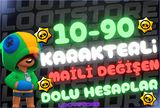 ⭐(10-90)KARAKTERLİ MAİLİ DEĞİŞEN HESAP⭐