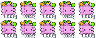 10 Adet Blooming Axolotl - PS 99 -