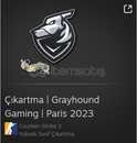 10 adet Çıkartma | Grayhound Gaming Paris 2023 10 adet Çıkartma | Grayhound Gaming Paris 2023