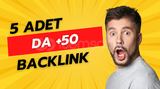 10 Adet +DA 50 Sitelerden Backlink