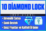 10 ADET DİAMOND LOCK - UCUZ
