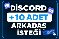 ⭐️ 10 Adet Discord Arkadaşlık İsteği ⭐️