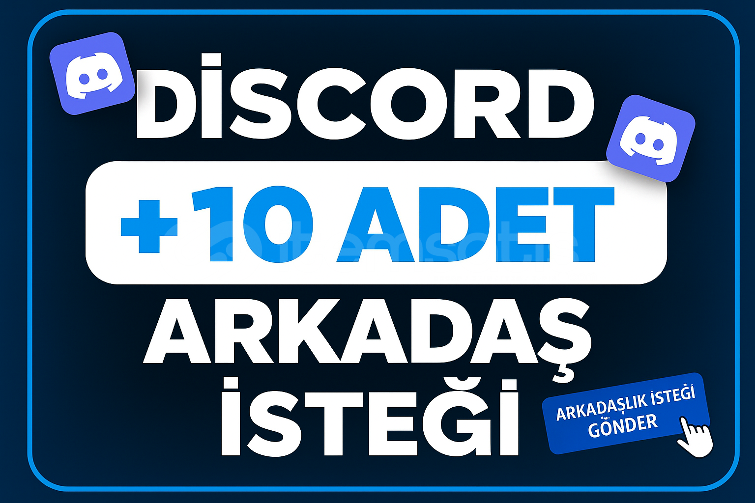 ⭐️ 10 Adet Discord Arkadaşlık İsteği ⭐️ ⭐️ 10 Adet Discord Arkadaşlık İsteği ⭐️