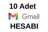 10 Adet Gmail Hesabı TR