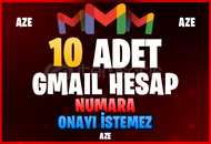 ⚡️TR 10 ADET GMAIL HESAP 7/24 TESLİMAT⚡️