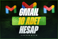 ⚡ 10 ADET GMAİL TR ⚡ ÖMÜR BOYU GARANTİ 