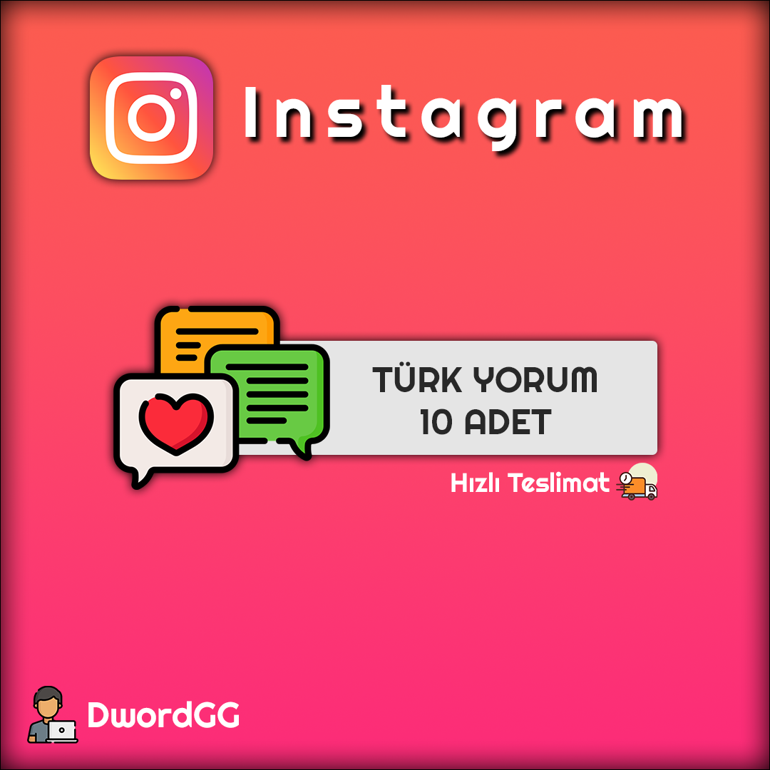 İNSTAGRAM 100 ADET ORGANİk TÜRK YORUM ÖZE İtemsatış