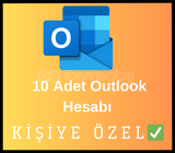 10 Adet Outlook Kişiye Özel ✅