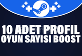 10 Adet Profil Oyun Sayısı Yükseltme