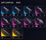 10 ADET SİLAH FULL EKLENTİLİ 