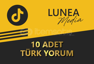 10 ADET TİKTOK ORGANİK TÜRK YORUM