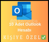 ⭐️10 adet TR fresh outlook mail⭐️KİŞİYE ÖZEL⭐️.