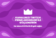 10 ADET TWİTCH PRİME ABONELİĞİ