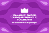 10 ADET TWİTCH PRİME ABONELİĞİ