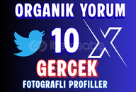 10 ADET TWİTTER X ORGANİK YORUM