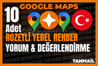 10 Adet Yıldız Rozetli Yerel Rehber Yorumu