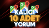 ⭐️ 10 ADET ⭐️ %100 TÜRK YORUM 