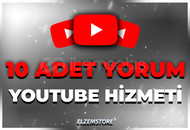 10 Adet youtube yorum hizmeti - Kaliteli
