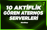 ⭐10 AKTİFLİK GÖREN ATERNOS SERVERLERİ⭐