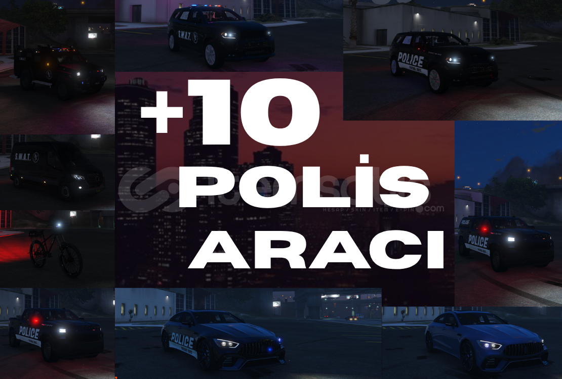 +10 ARAÇ POLİS PAKETİ v1 +10 ARAÇ POLİS PAKETİ v1