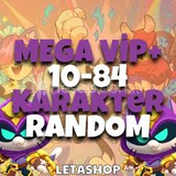 10 ile 80 karakter arası mega vip random hesap.